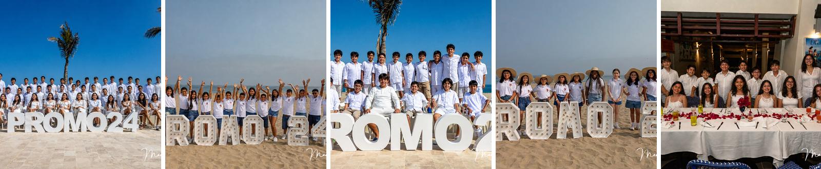 Fotos de promociones escolares en Punta Sal y el Decameron